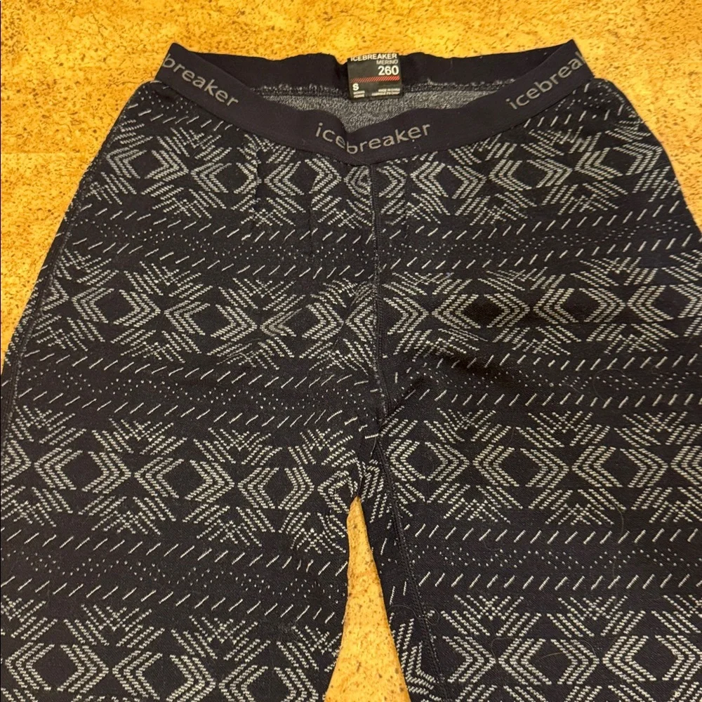 Icebreaker Merino Wool 260 leggings base layer - size women’s small - Picture 2 of 6